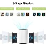 Aromacare True HEPA Air Purifier, 3-Speed Fan & Timer