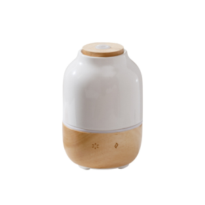 Ceramic Wood-Grain Silent Aroma Diffuser, Ultrasonic Humidifier for Home