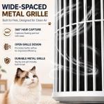 Pet Air Purifier with H13 HEPA Filter & UV-C Light - 360 Pet Hair Capture