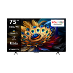75" QLED 4K Google TV with 3 HDMI, 2 USB & Remote Control