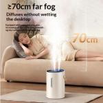 2.5L Silent Dual-Spray Intelligent Humidifier with Timed Air Hydrator