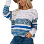 Openwork Knit Sweater